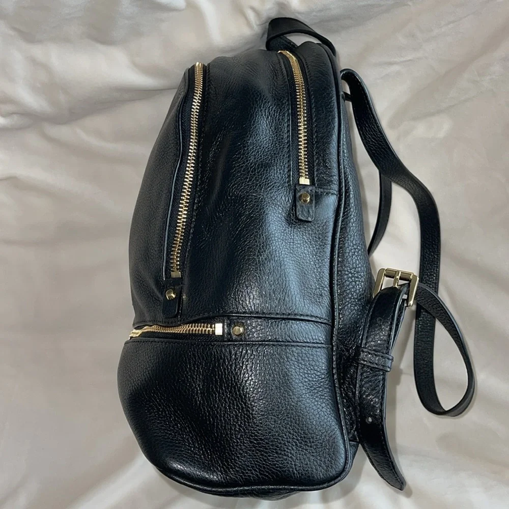 Michael Kors Rhea Medium Pebbled Leather Backpack - Picture 7 of 10